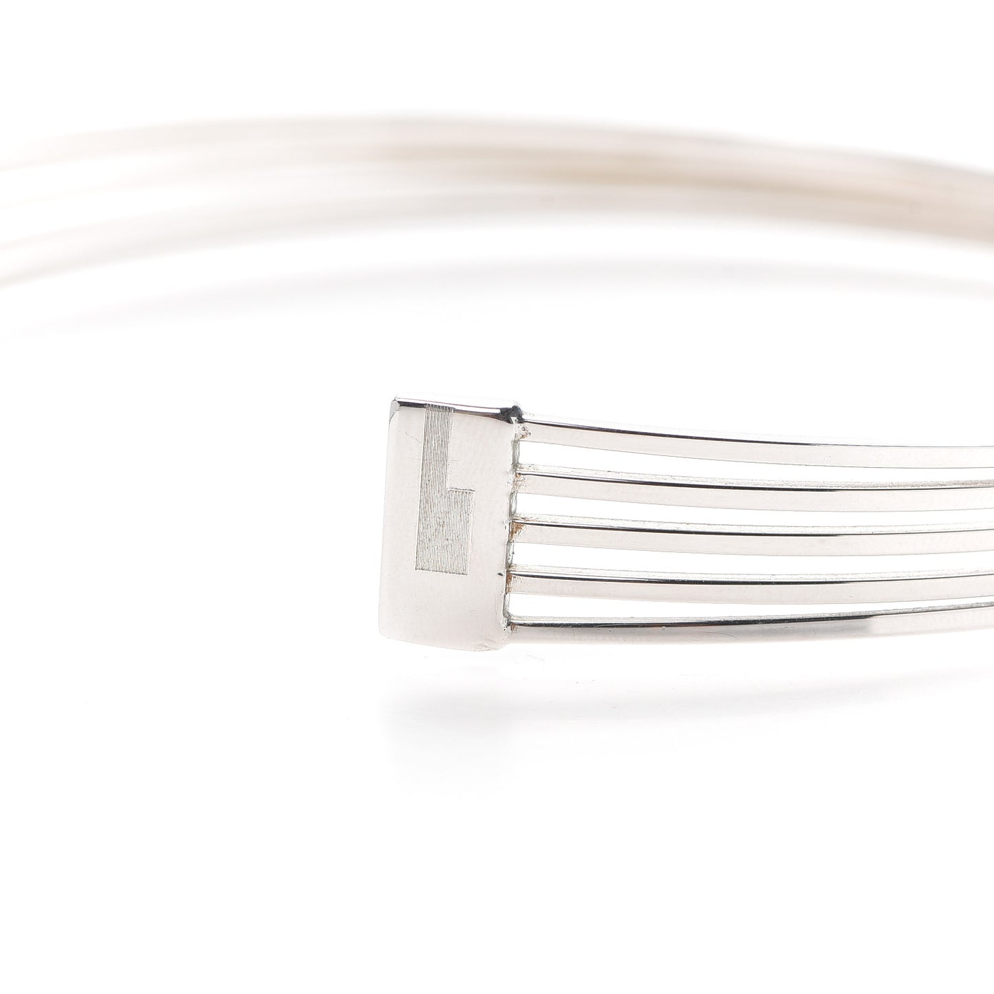 Metal Choker Necklace Silver