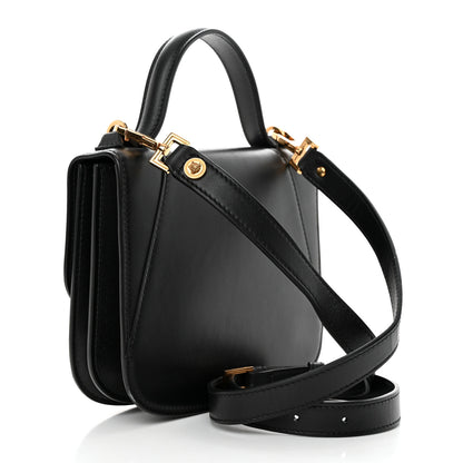 Versace Vitello Barocco Virtus Small Top Handle Shoulder Bag Black 3 of 18