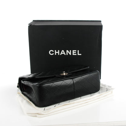 Chanel Caviar Quilted Jumbo Double Flap Black 4 of 8