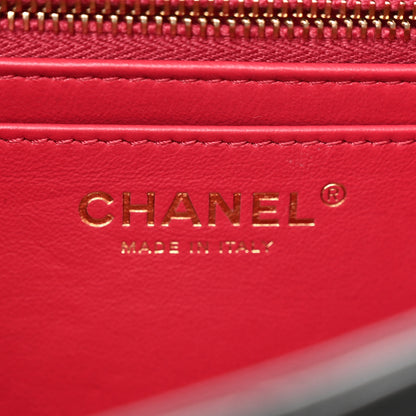 Chanel Lambskin Quilted Small Sweet Camellia Flap Black 6 of 15