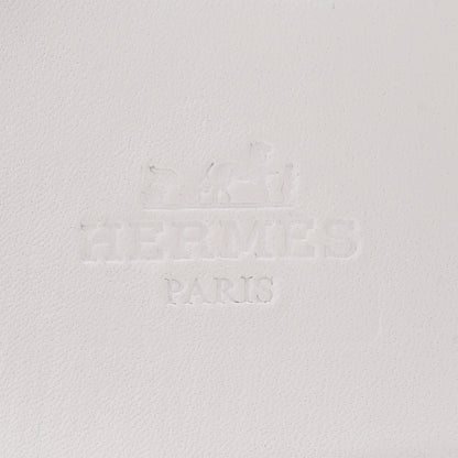 Hermes Calfskin Cristal Sandals 39 White 8 of 11