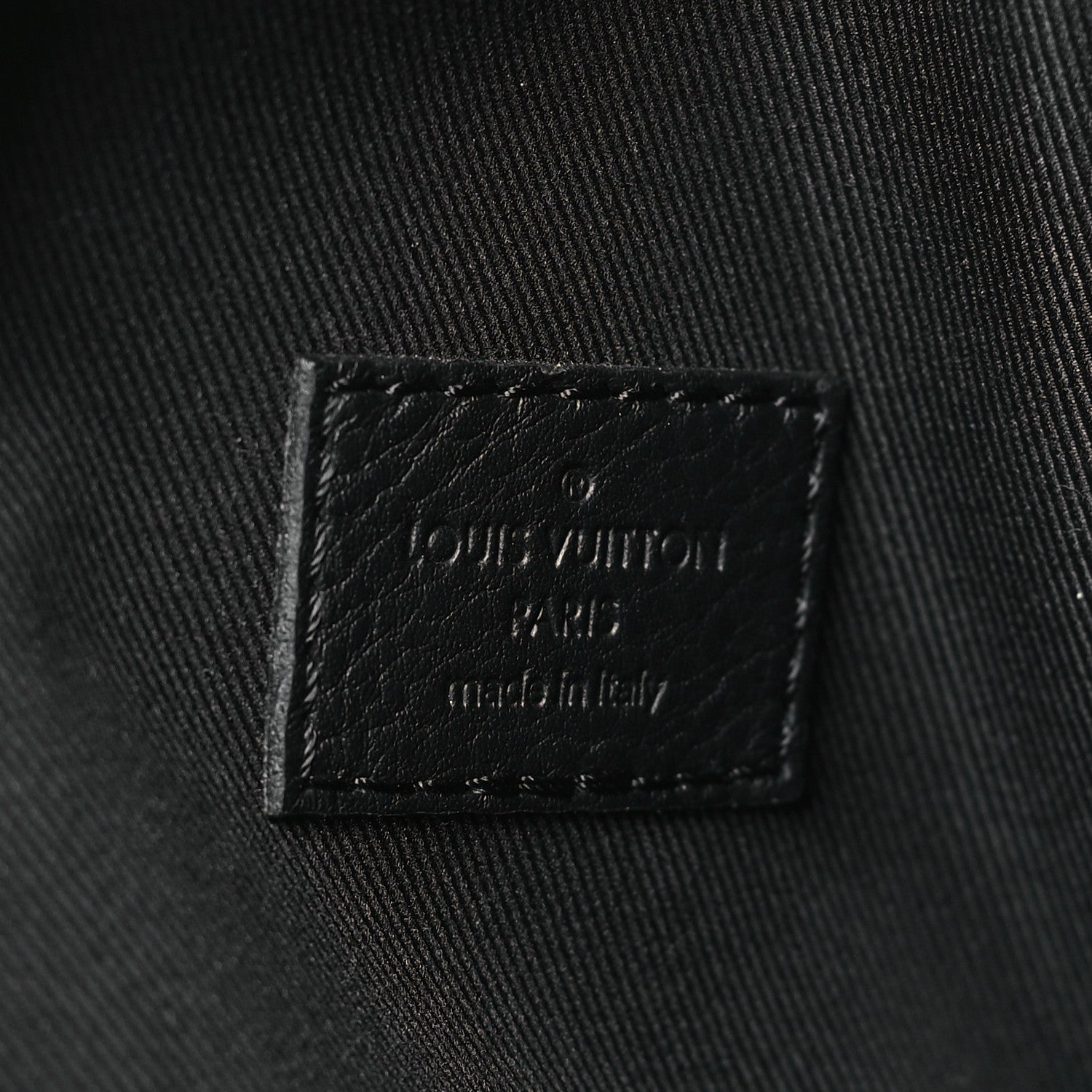 Louis Vuitton Calfskin Shadow Monogram Duo Slingbag Black 6 of 9