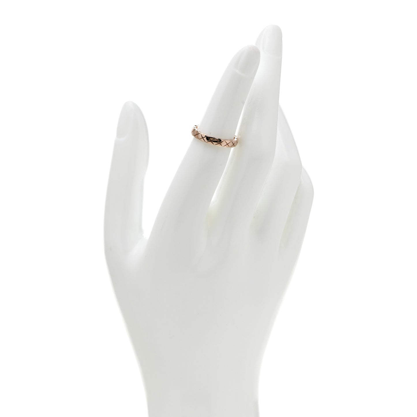 18K Beige Gold Mini Coco Crush Ring 49 4.75