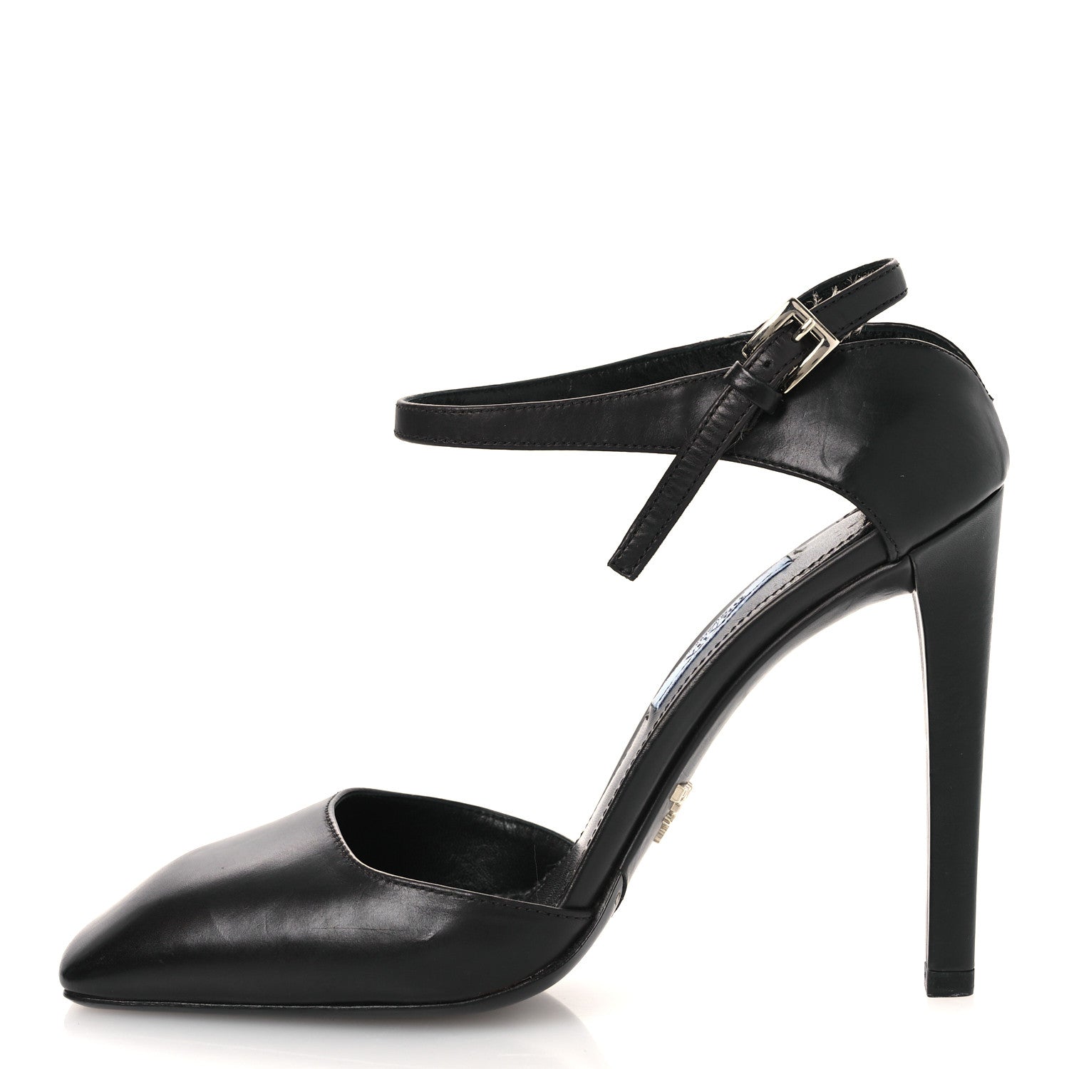 Prada Spazzolato Mary Jane Pumps 39 Black 1 of 15