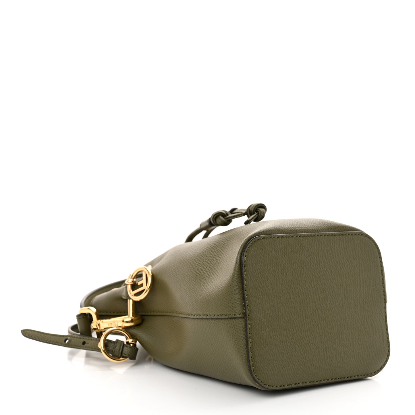 Vitello Cruise F is Fendi Mini Mon Tresor Bucket Bag Asparago