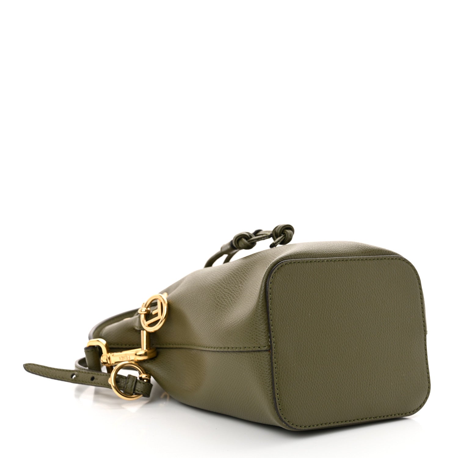 Fendi Vitello Cruise F is Fendi Mini Mon Tresor Bucket Bag Asparago 4 of 10