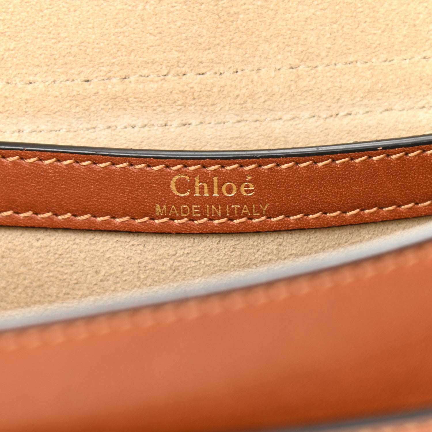 Chloe Calfskin Braided Medium Hudson Shoulder Bag Caramel 6 of 12