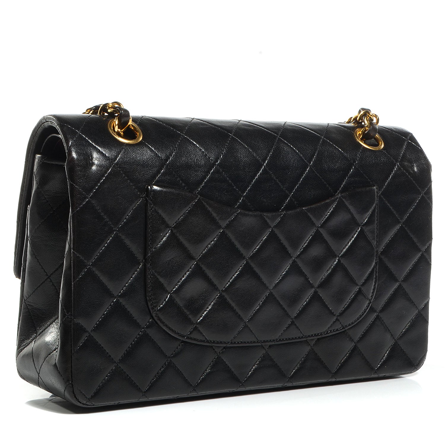 Chanel Lambskin Medium Double Flap Black 3 of 9