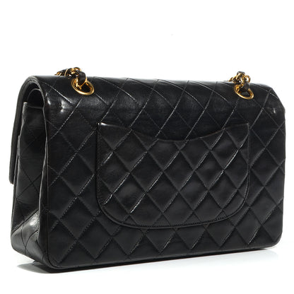 Chanel Lambskin Medium Double Flap Black 3 of 9