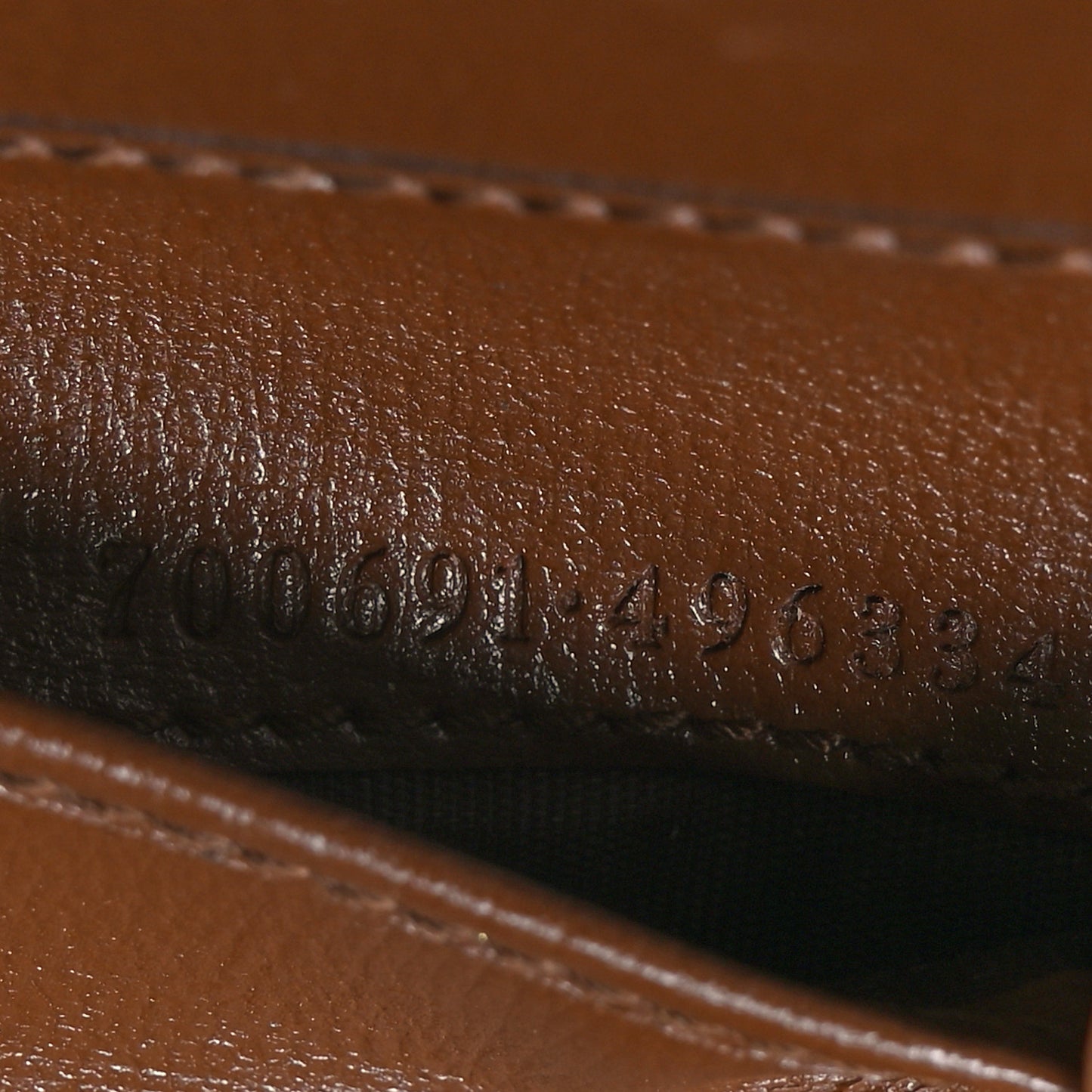 GG Supreme Monogram Azalea Calfskin Retro Interlocking G Compact Wallet Beige Ebony Brown Sugar