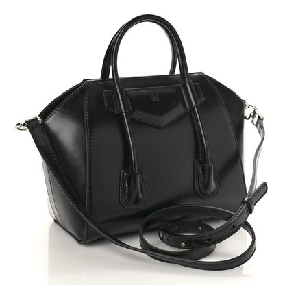 Givenchy Box Calfskin Mini Lock Antigona Shoulder Bag Black 3 of 8