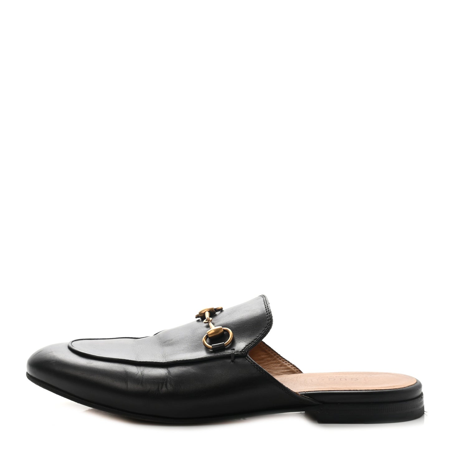 Calfskin Womens Princetown Slippers 37 Black