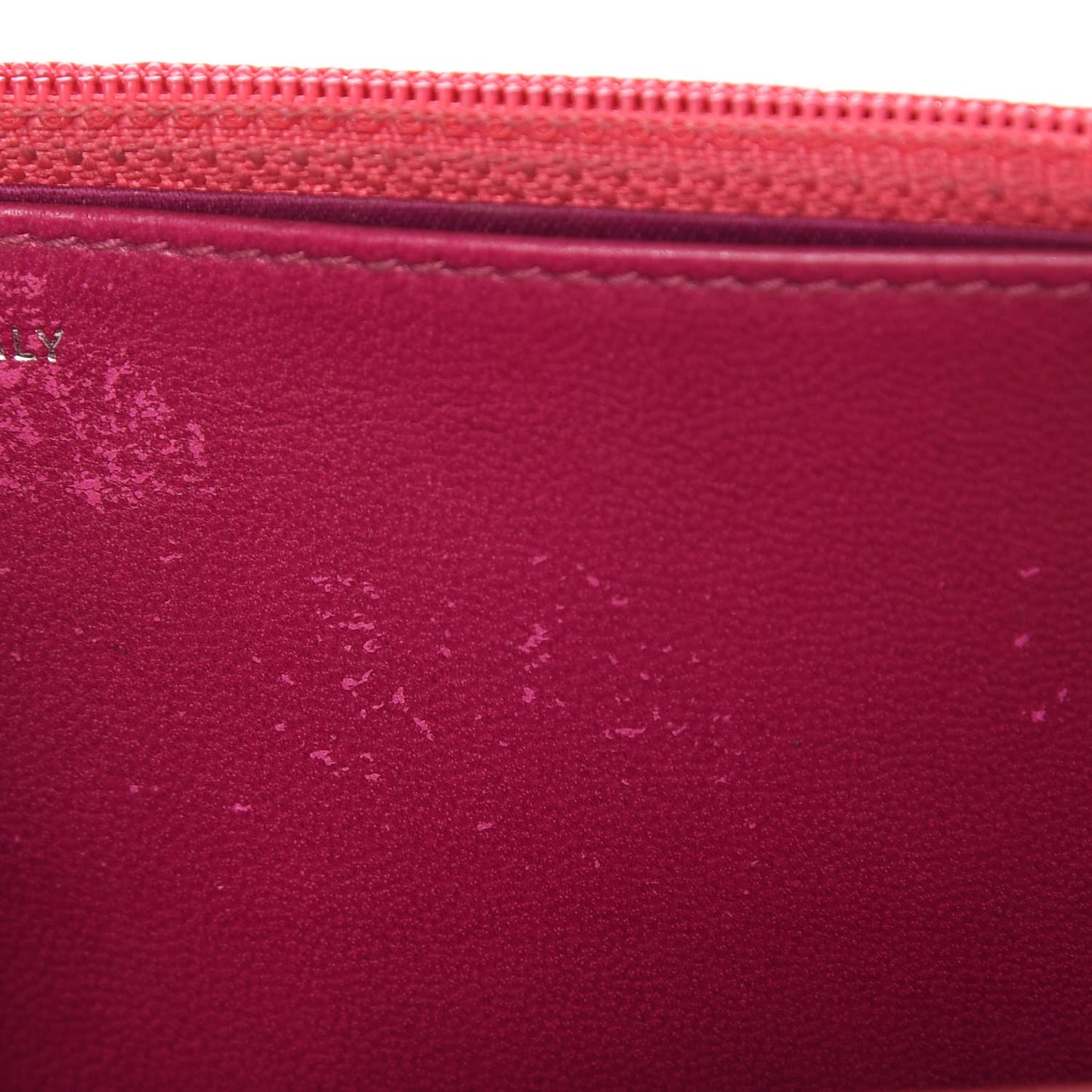 Lambskin Camellia Embossed Wallet On Chain WOC Red