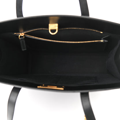 Versace Calfskin Tribute Tote Black 5 of 14