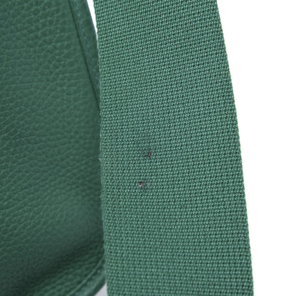 Hermes Taurillon Clemence Evelyne III PM Vert Vertigo 8 of 10