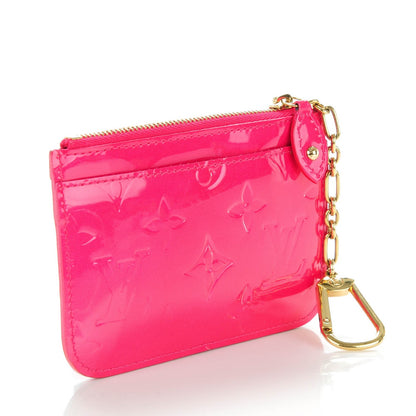 Louis Vuitton Vernis Key Pouch Rose Pop 3 of 7