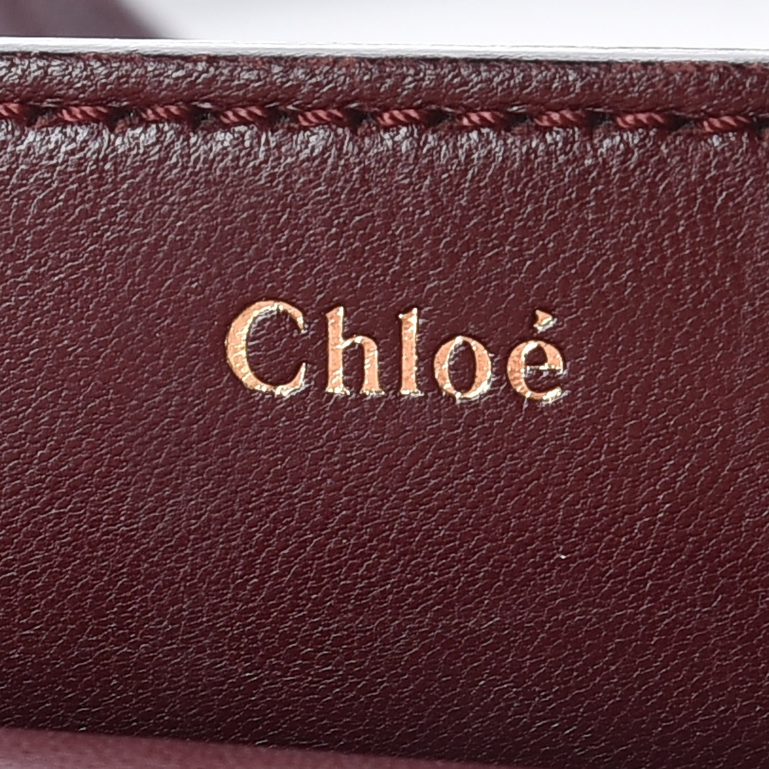 Chloe Calfskin Mini Georgia Crossbody Bag Bordeaux 10 of 13