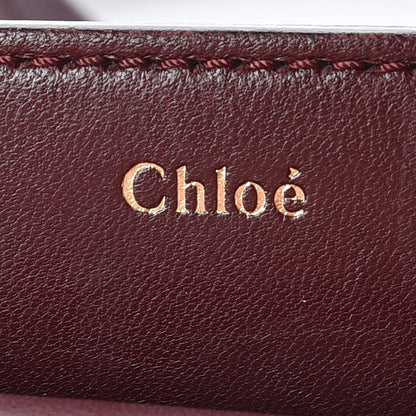 Chloe Calfskin Mini Georgia Crossbody Bag Bordeaux 10 of 13