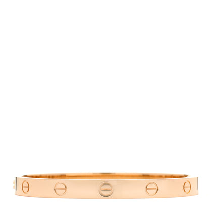 Cartier 18K Yellow Gold LOVE Single Screw Bracelet 17 2 of 9