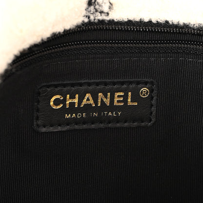 Chanel Wool Tweed Quilted Small Elegant Chain Flap White 6 of 10