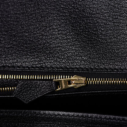 Hermes Taurillon Novillo Shiny Niloticus Crocodile Birkin Touch 30 Black 18 of 32