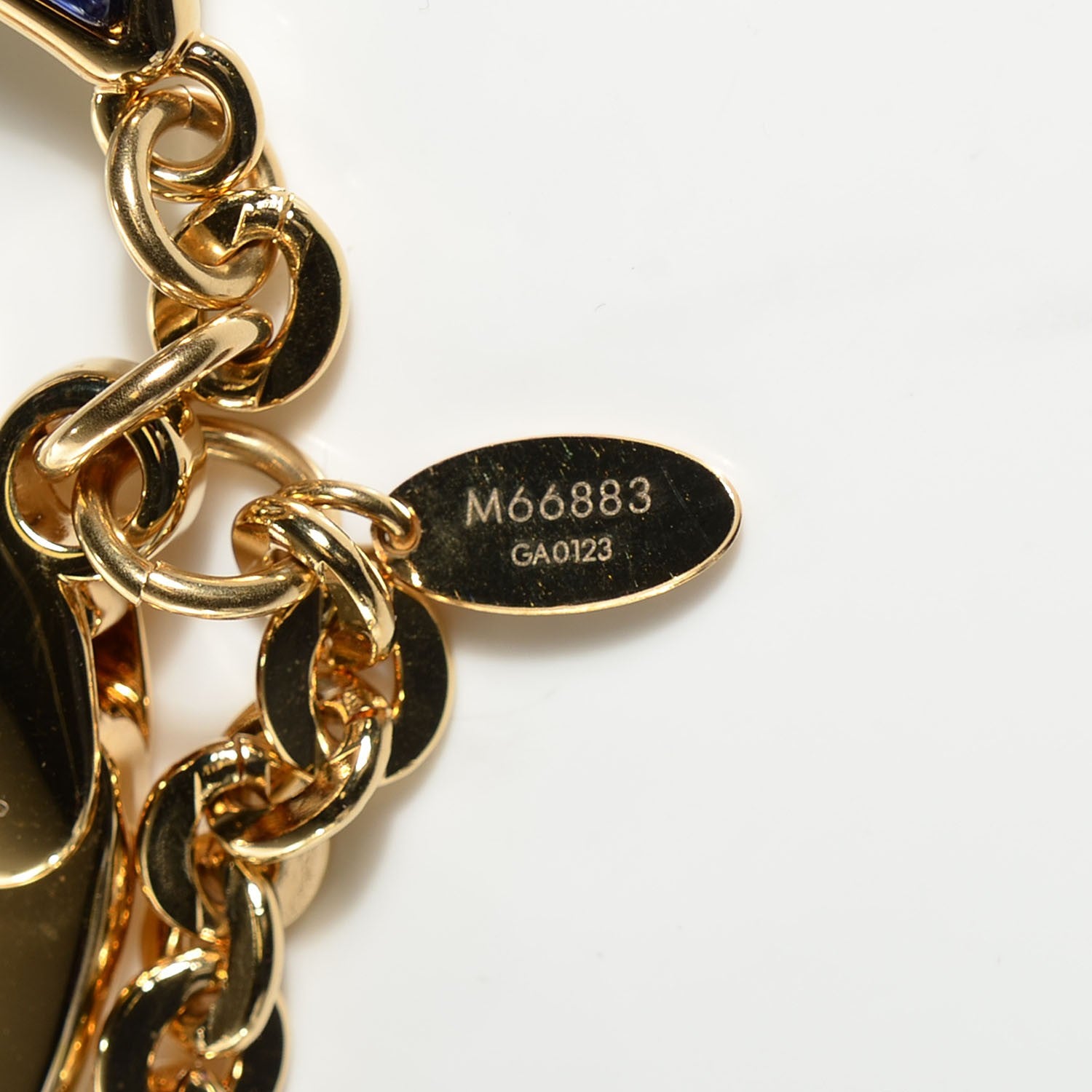 Louis Vuitton Mosaique Bag Charm Blue 5 of 6