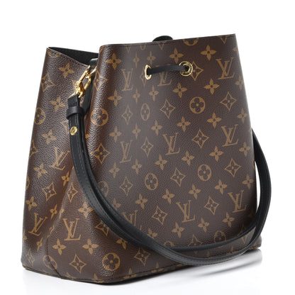 Louis Vuitton Monogram Neonoe MM Black 3 of 8