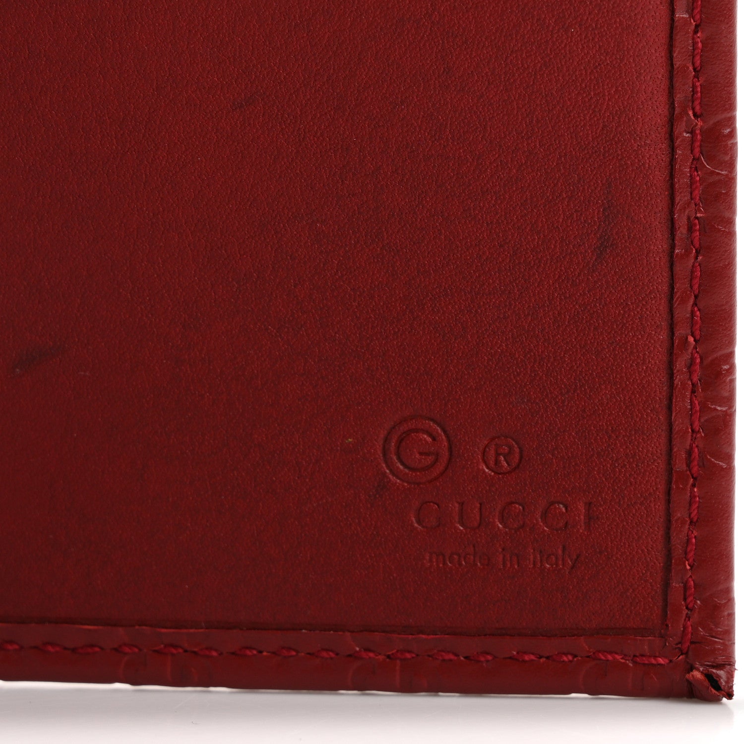 Gucci Soft Microguccissima Continental Wallet Red 6 of 14