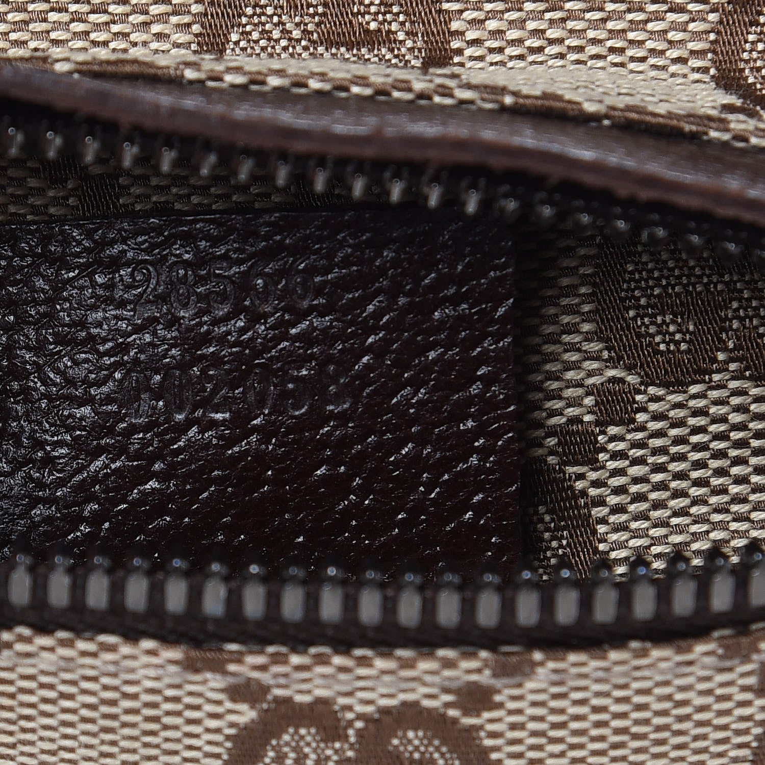 Gucci GG Monogram Double Pocket Belt Bag Dark Brown 6 of 9