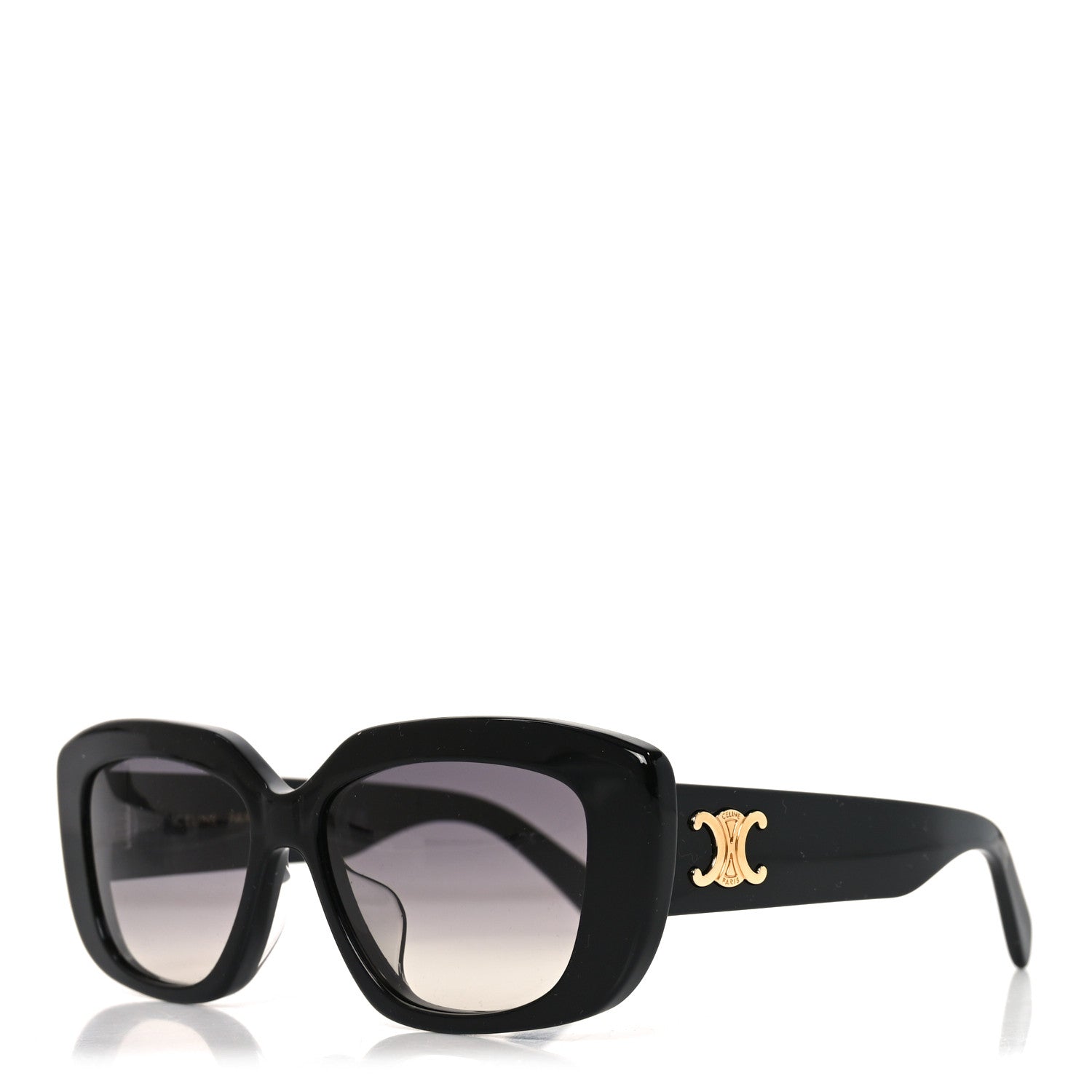 Celine Acetate Triomphe Sunglasses CL40216U Black 1 of 6