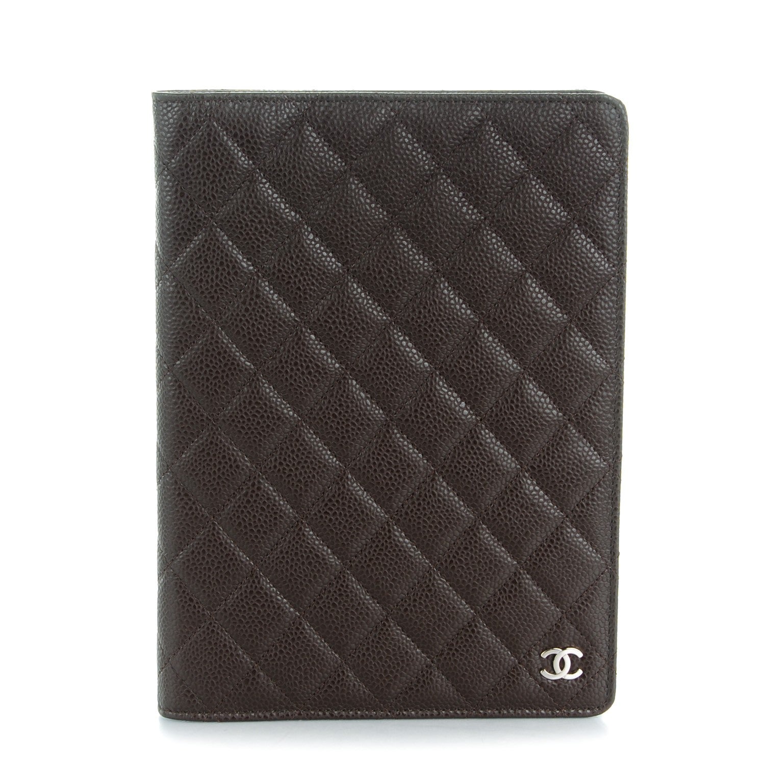 Chanel Caviar Quilted Notebook Dark Brown 1 of 9
