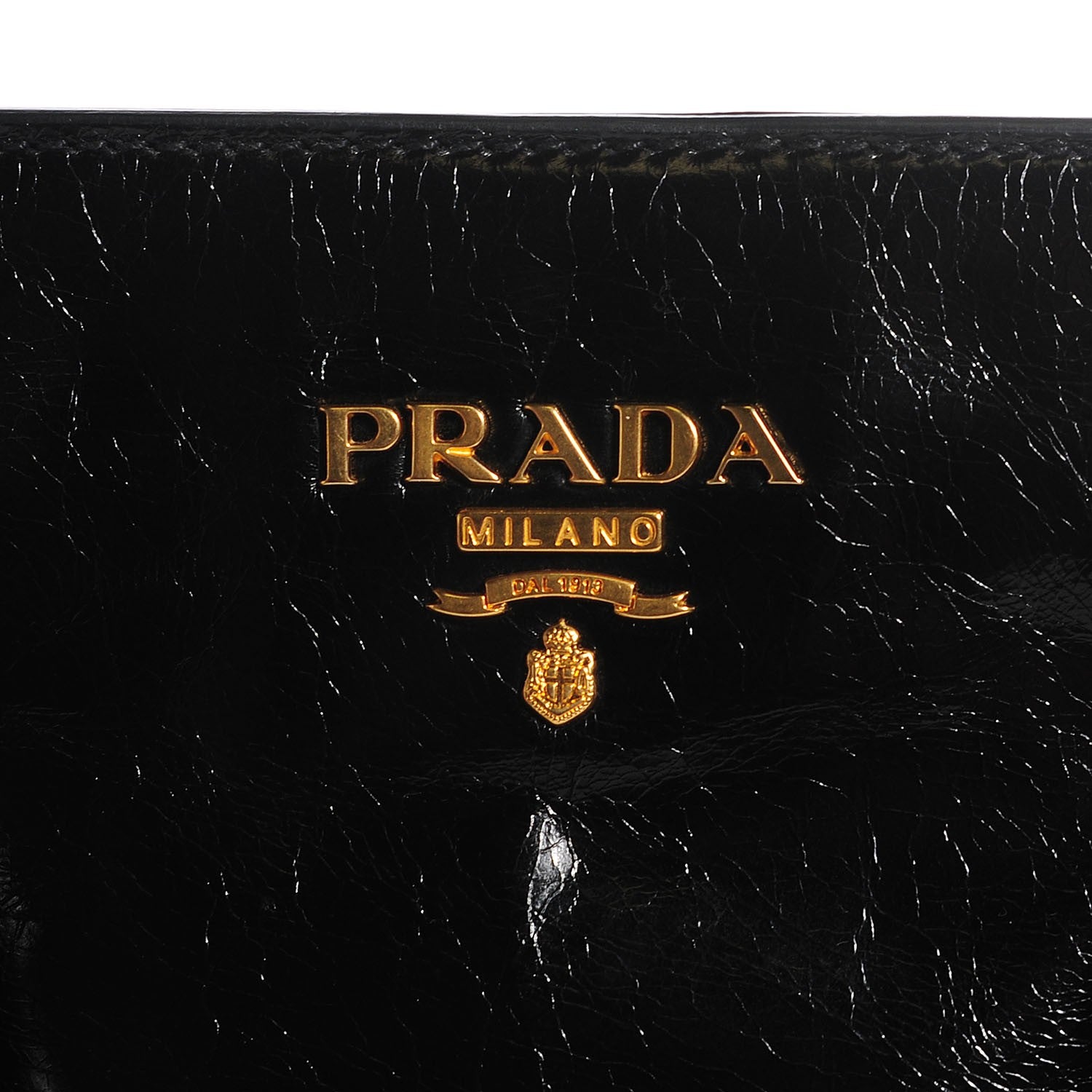 Prada Vitello Shine Tote Nero Black 6 of 10