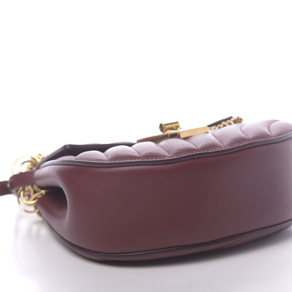 Chloe Calfskin Quilted Mini Drew Bijou Shoulder Bag Plum Purple 7 of 11