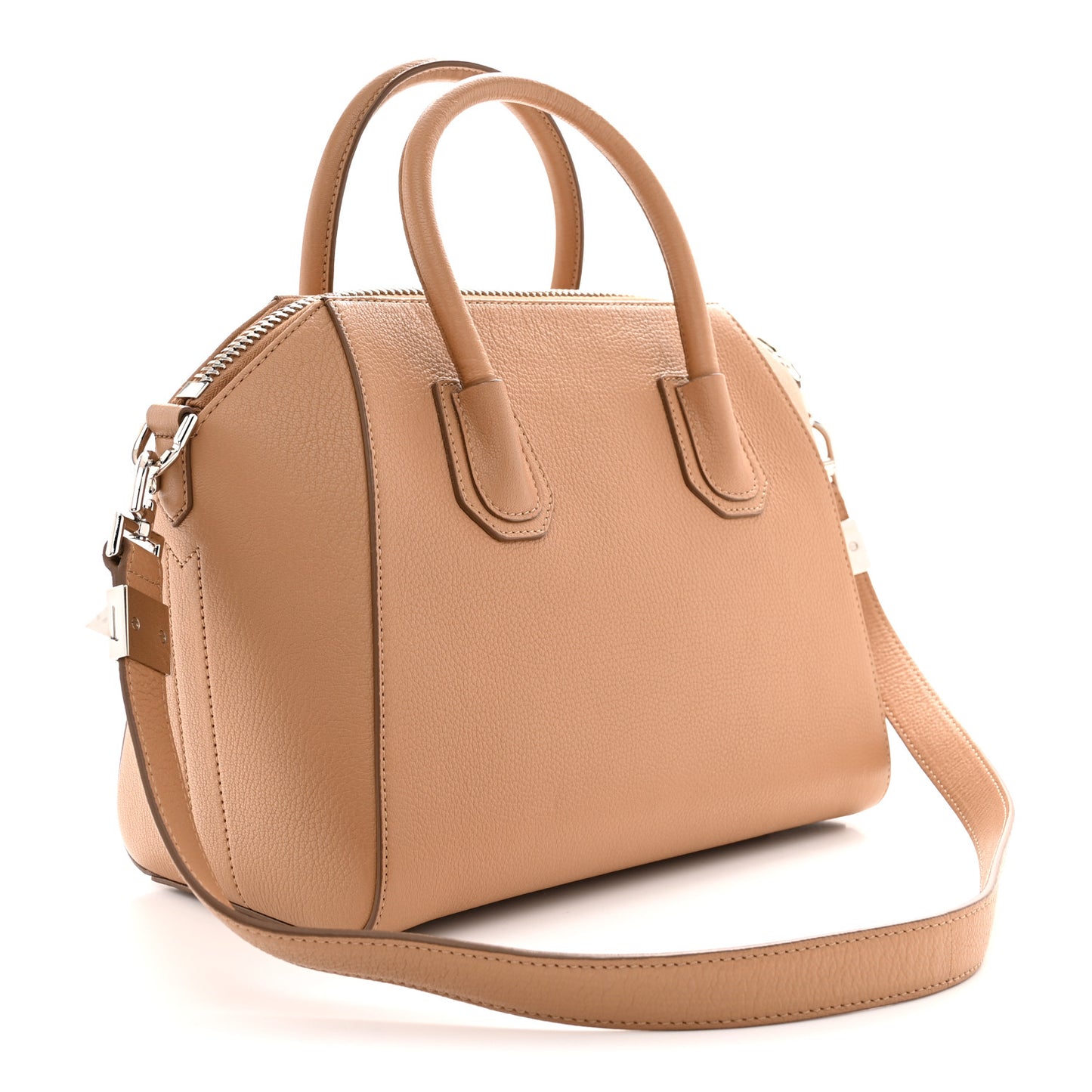 Sugar Goatskin Small Antigona Medium Beige