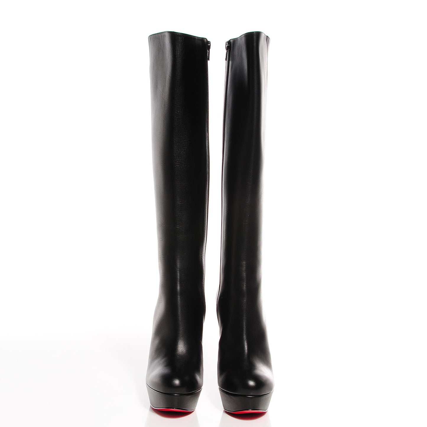 Calfskin Taclou Botta 140 Knee Boots 38.5 Black
