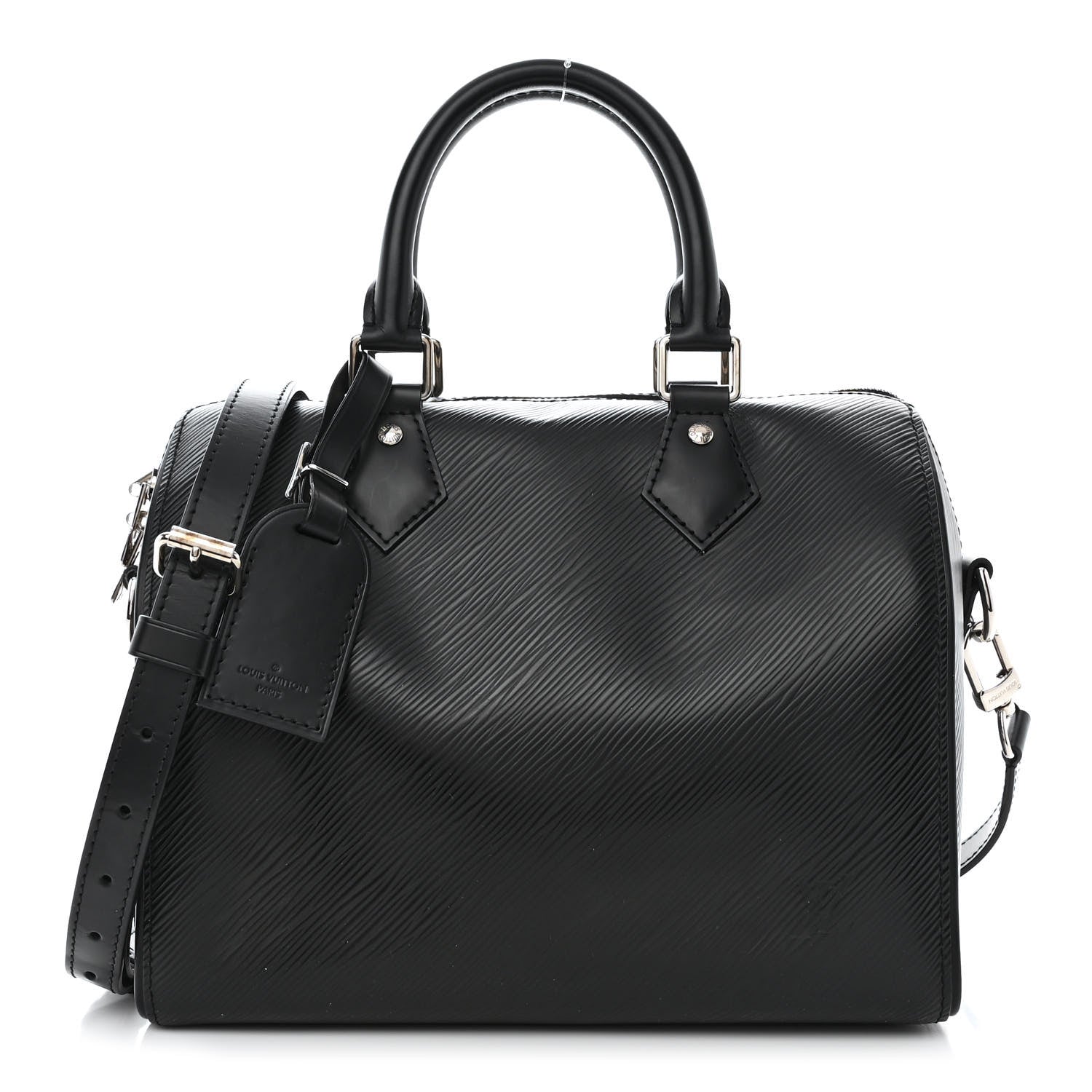 Louis Vuitton Epi Speedy Bandouliere 25 Black 1 of 10
