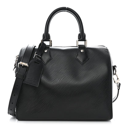 Louis Vuitton Epi Speedy Bandouliere 25 Black 1 of 10