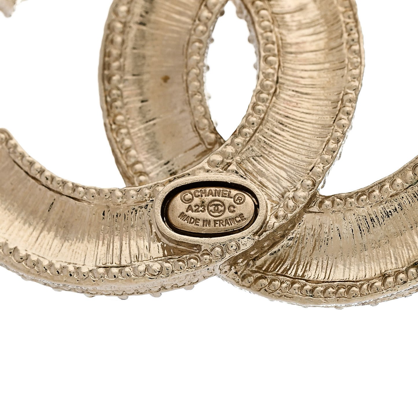 Crystal CC Earrings Gold Multicolor