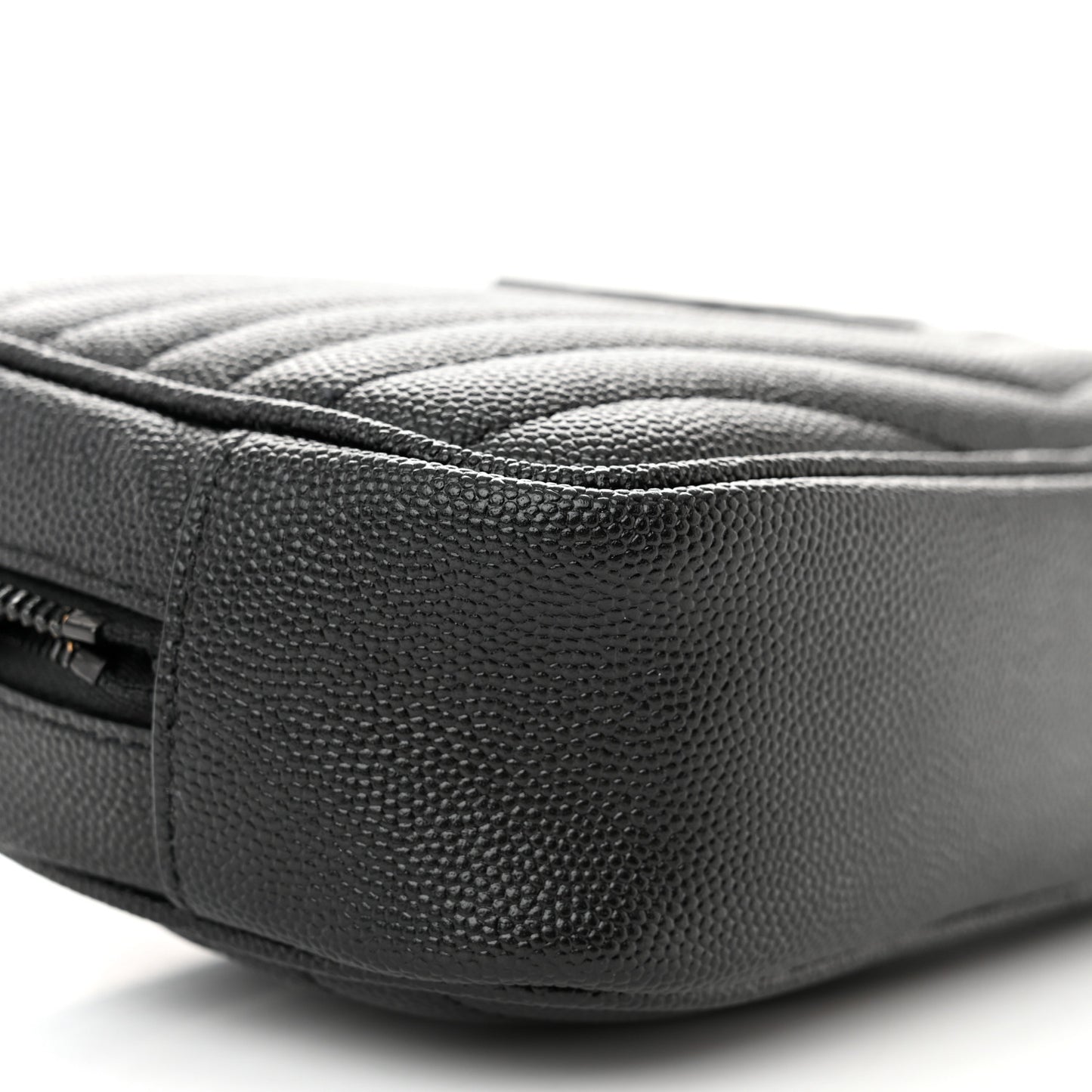 Grain De Poudre Matelasse Monochrome Monogram Mini Lou Camera Bag Black