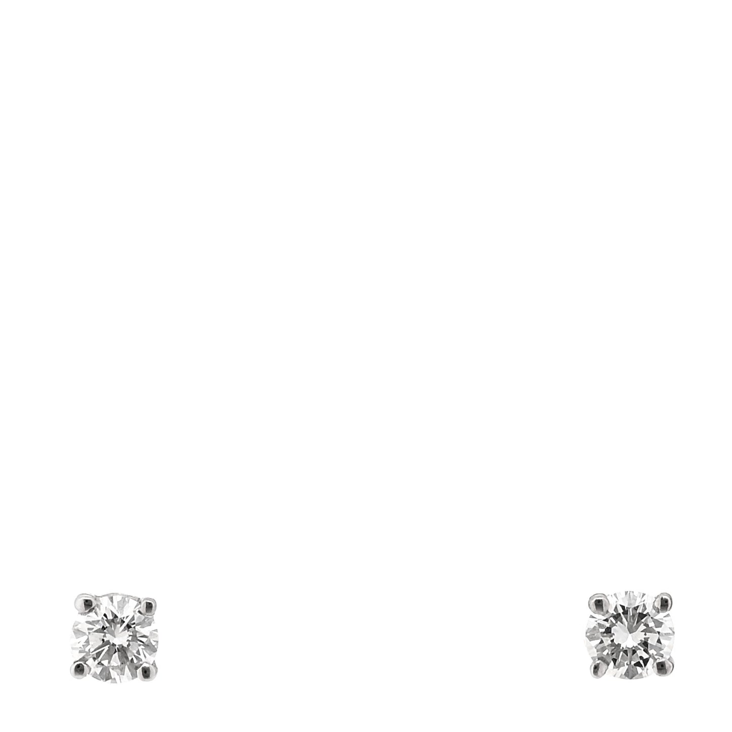 Platinum Diamond .34ctw Solitaire Earrings