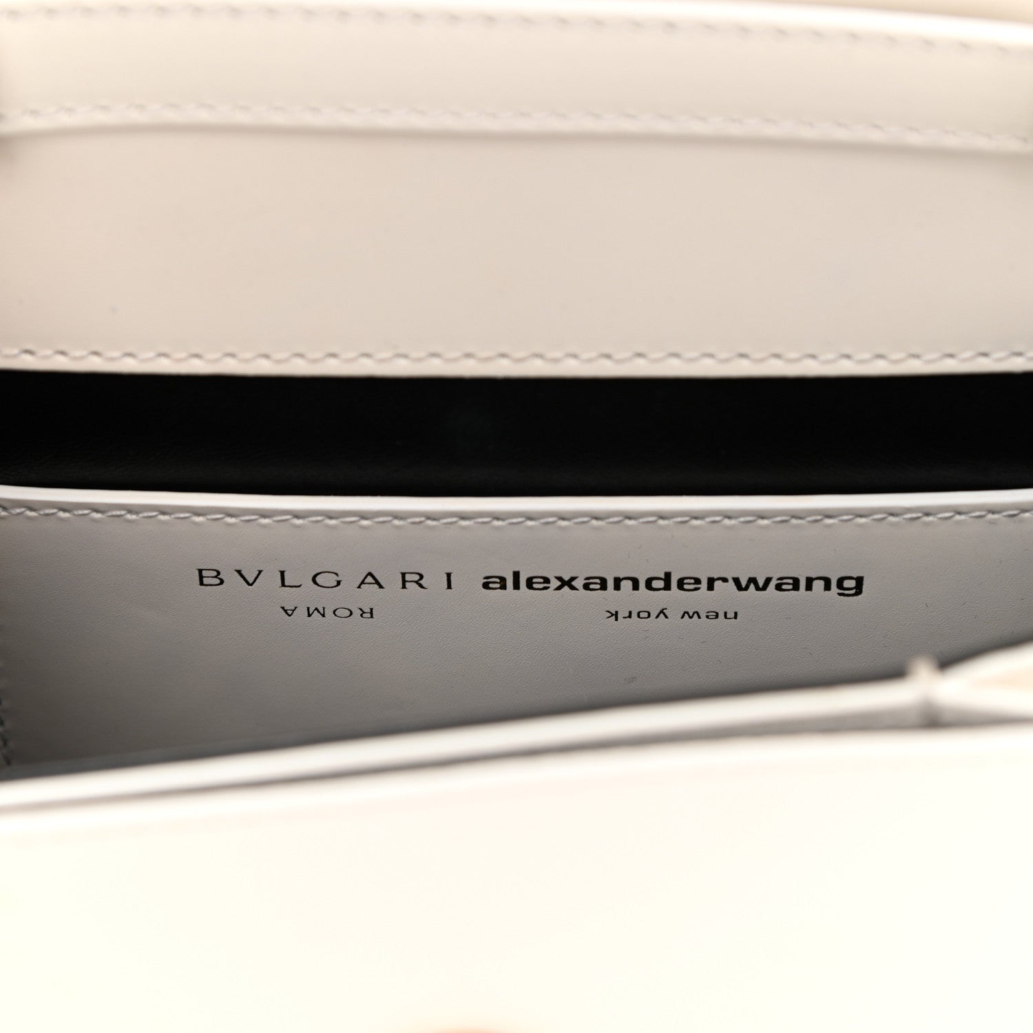 Bulgari x ALEXANDER WANG Calfskin Serpenti Top Handle Belt Bag White 6 of 9
