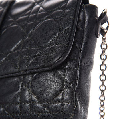 Christian Dior Lambskin Cannage New Lock Pouch Black 10 of 17