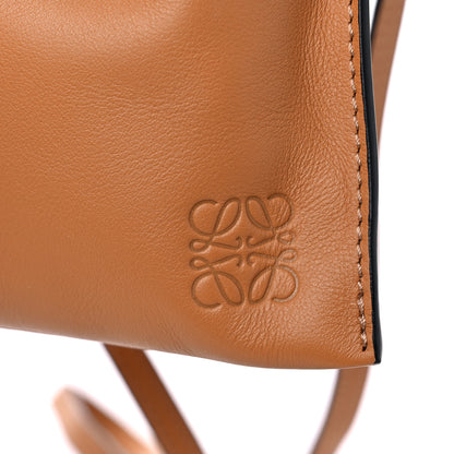 Loewe Calfskin Mini Drawstring Flamenco Knot Crossbody Bag Warm Desert 10 of 10