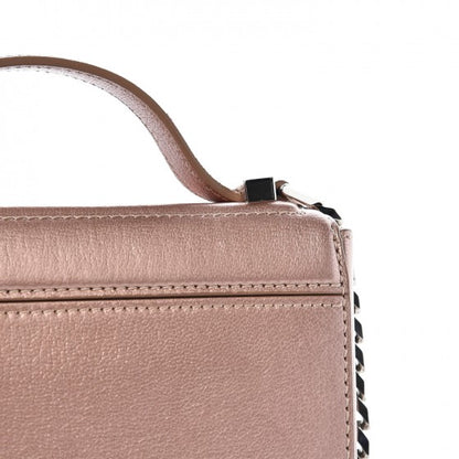 Givenchy Metallic Calfskin Mini Pandora Box Chain Crossbody Bag Light Pink 10 of 12