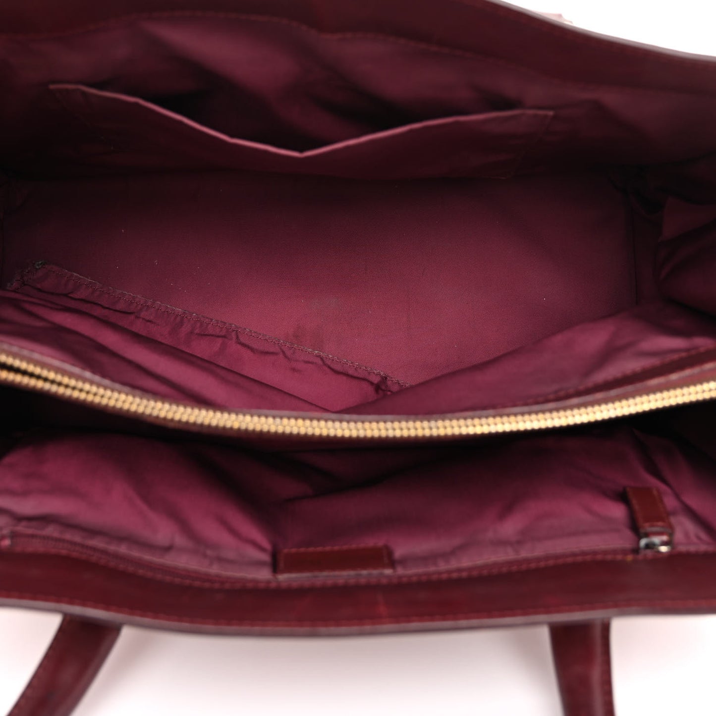 Monogram Pocket Tote Red