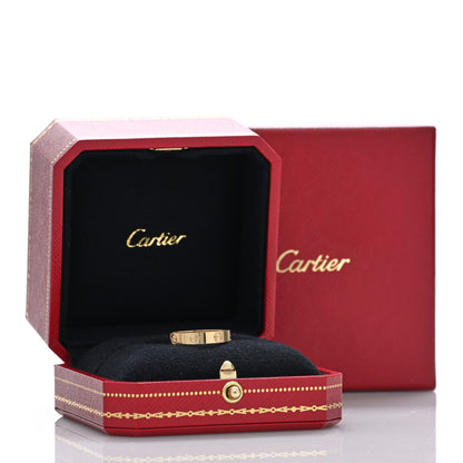 Cartier 18K Yellow Gold 3.5mm LOVE Wedding Band Ring 53 6.5 5 of 5