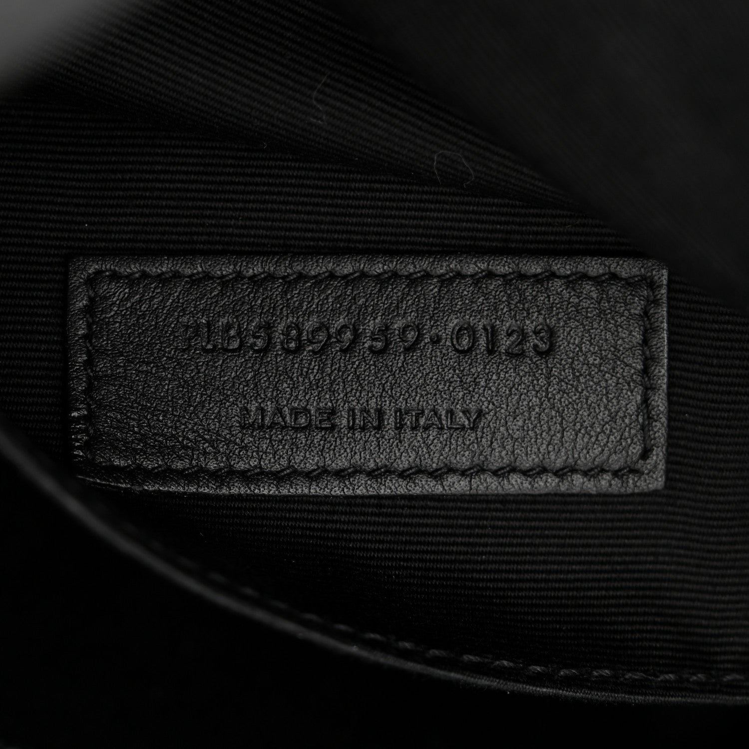 Saint Laurent Grain De Poudre Monogram Belt Bag Black 7 of 10
