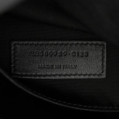 Saint Laurent Grain De Poudre Monogram Belt Bag Black 7 of 10