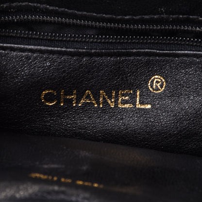 Chanel Lambskin Quilted Tassel Belt Bag Black 5 of 10