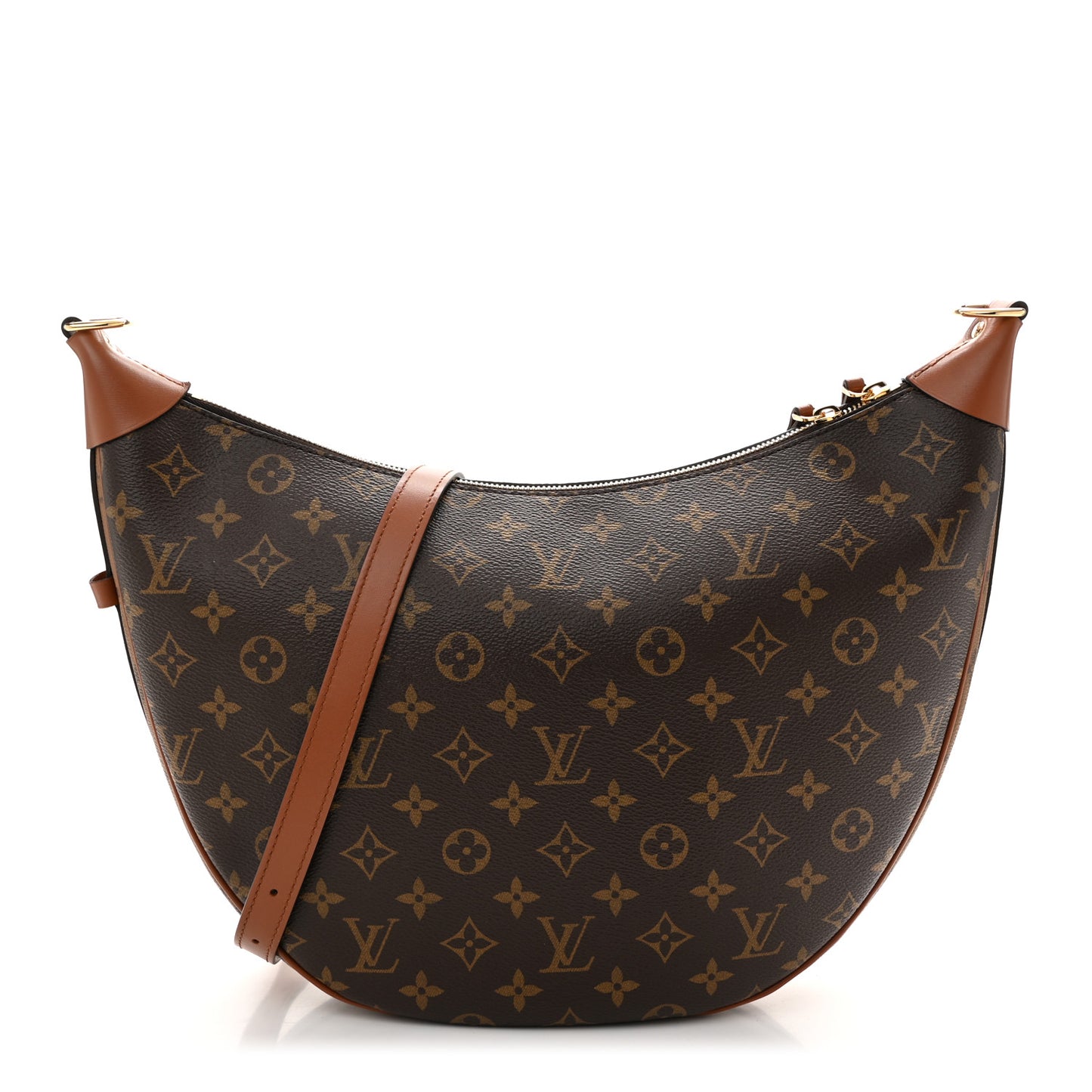 Reverse Monogram Loop Hobo
